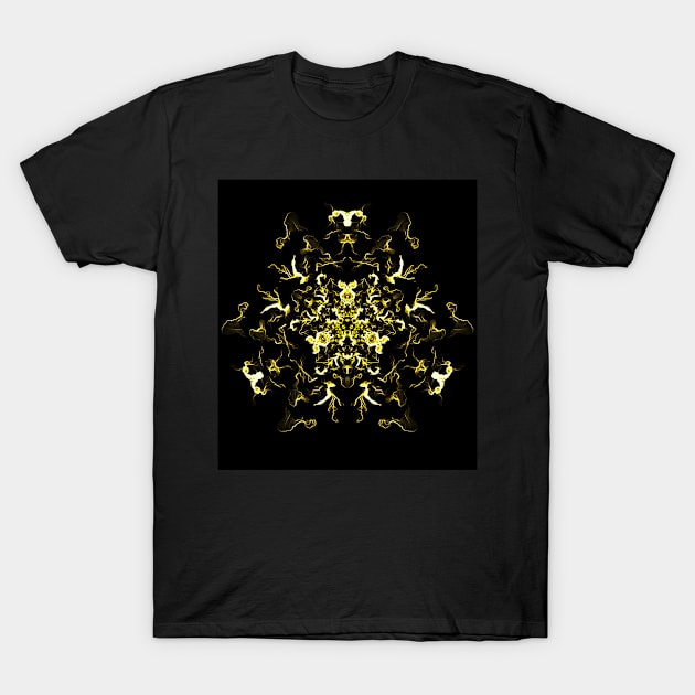 Lighting mandala T-Shirt by melcu